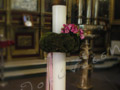 Candle wedding decorating in simple terms